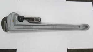 RIDGID 24" ALUMINUM STRAIGHT PIPE WRENCH USA - Picture 1 of 5
