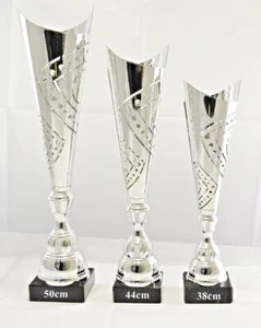 Pokal 1908 3er Serie oder Einzeln mit Beschriftung auf Metallschild - Bild 1 von 2