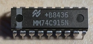 National MM74C915N 74C915 7 Segment to BCD Decoder/Driver - NOS - Picture 1 of 1