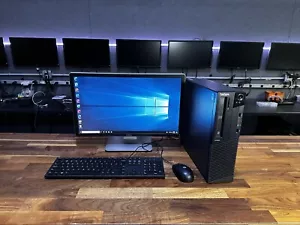 Lenovo Desktop Intel Core i5 3.2GHz 4GB RAM 128GB SSD DVD-RW WIN 10 OFFICE 21 - Picture 1 of 5
