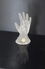 Vintage Crystal Hand Ring And Jewelry Holder 1992 Chadwick 24% Full Lead Crystal