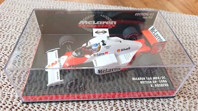 Minichamps 1:43 Pauls Model Art McLaren TAG MP4/2C K. Rosberg British GP 1986 - Image 1 of 3