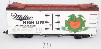 LGB 4072 Miller Beer Car #93169 Woodside Reefer G gauge URTC Union Refrigerator - Image 1 of 4