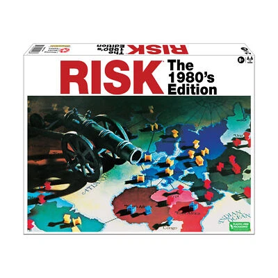 New - Winning Moves Risk - The 1980's Edition - Ages 8+ | 2-6 players - Image 1 of 4