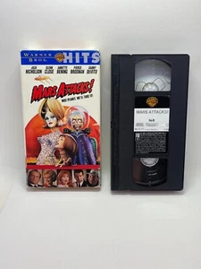 Mars Attacks 1996 VHS Jack Nicholson Glenn Close Annette Bening Pierce Brosnan - Picture 1 of 6
