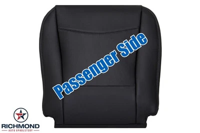 Cubierta de asiento de cuero GENUINA inferior lateral del pasajero negra para BMW Serie 3 06-11 Foto 1 de 4