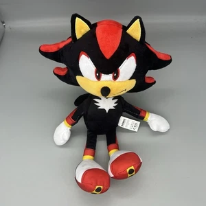 RARE Sonic The Hedgehog SHADOW 13" Soft Toy Plush Sega Toy Topic HTF - Picture 1 of 6