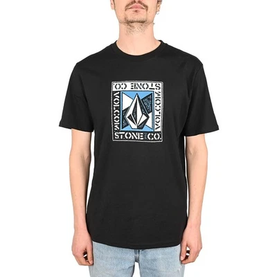 T-Shirt Volcom Angle Iron - Nera - Immagine 1 di 4