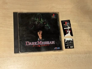 Raro giapponese Dark Messiah PlayStation 1 PS1 Atlus Horror NTSC-J danneggiato Obi - Foto 1 di 16
