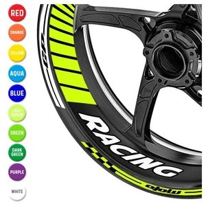 GP04 Gloss L-Green Decal Wheel Stickers For Ninja ZX-14R 16 17 18 19 20 -MC - Picture 1 of 10