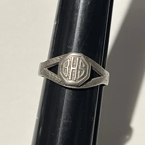 Vintage Sterling Silver BHS Ring Sz 10 - Picture 1 of 5