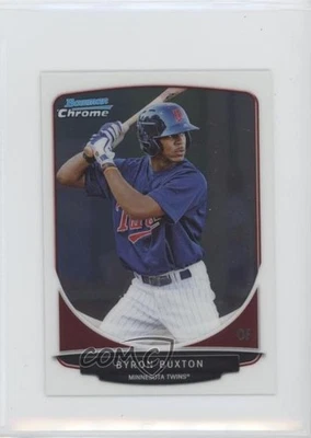 2013 Bowman Chrome Minis Byron Buxton #1 - Image 1 of 2