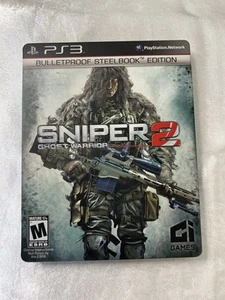 SNIPER GHOST WARRIOR 2 - PS3 SONY PLAYSTATION 3 - STEEL BOOK BOX - CIB - Picture 1 of 4