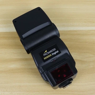 Promaster 5550DX Digital Flash AF Tested Working FOR OLYMPUS OM MOUNT - Image 1 of 4