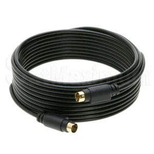 ALC 25ft 7m 4-Pin S-Video Cable Gold Plated Y/C S-VHS DSS DVD 25 ft - Picture 1 of 1