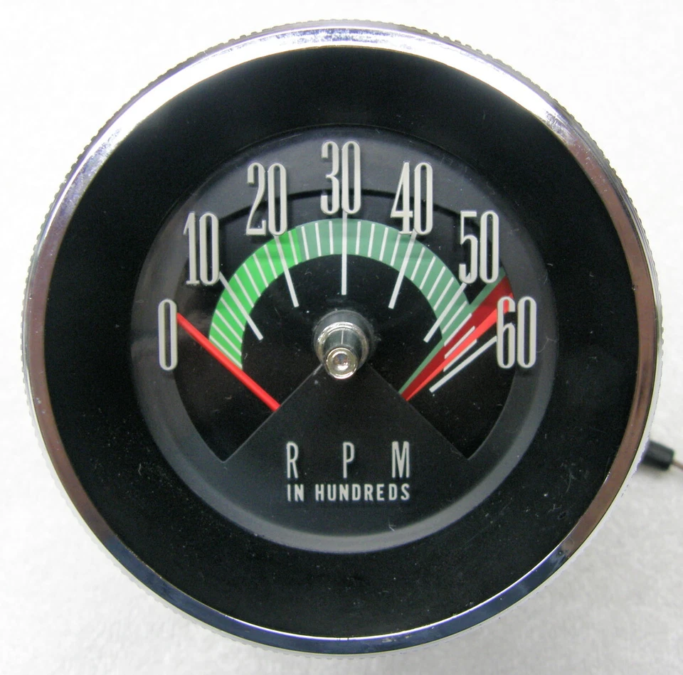 1964-66 Oldsmobile Starfire Jetstar Dynamic 98 Auto Trans Tachometer W/ NOS Lens - Image 1 of 4