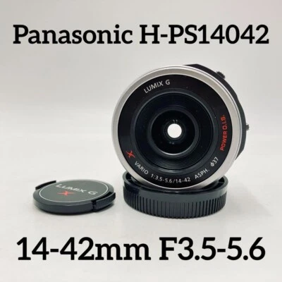 Panasonic H-PS14042 Lumix G X Vario 14-42mm F/3.5-5.6 Zoom Lens Silver Tested - Image 1 of 4
