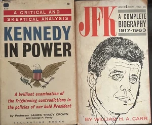 2 Vintage JFK Paperbacks Kennedy In Power 1961 & JFK A Complete Biography 1963 - Picture 1 of 10