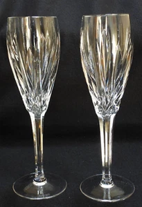 PAR de 2 flautas tostadas Waterford Crystal Lismore Nouveau champán 8,25" - Imagen 1 de 8