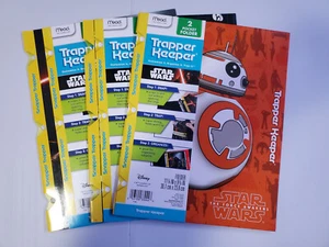 NEU 2015 Mead Trapper Keeper Star Wars Disney Snapper Trapper Ordner Menge 3 - Bild 1 von 5