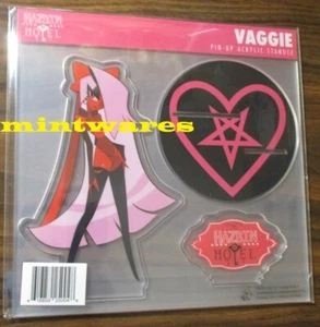 Figura Acrílica Hazbin Hotel Pin-Up Vaggie + Stand Standee Vivziepop - Imagen 1 de 2