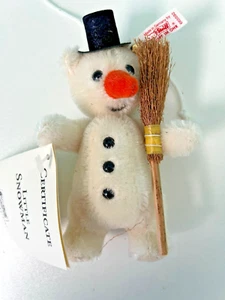 Steiff Mini SNOWMAN 5-1/4" 1994 Limited Edition 665592 Brand New - Picture 1 of 6