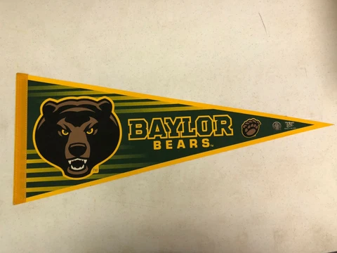 OFFICIALLY LICENSED Baylor University BEARS NCAA College WinCraft Sports Pennant Cover
