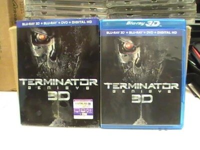 Terminator Genisys 3D Blu-ray/DVD 2015 Schwarzenegger Courtney Clarke Connor 800 - Image 1 of 4