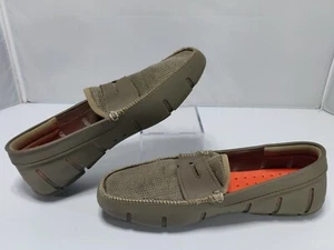 Swims Mens Penny Loafer Olive Mens SIZE 8 USED - Picture 1 of 11