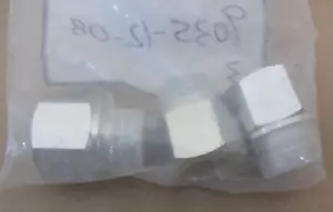 Lot of 3 Adaptall Adapters, British Male 3/4" BSPP x Female 1/2" NPT, 9035-12-08 - Imagen 1 de 4