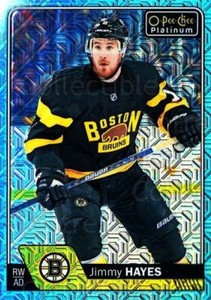 2016-17 O-Pee-Chee Platinum Ice Blue Traxx #54 Jimmy Hayes