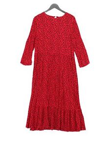 Zara Women's Maxi Dress L Red 100% Other Maxi