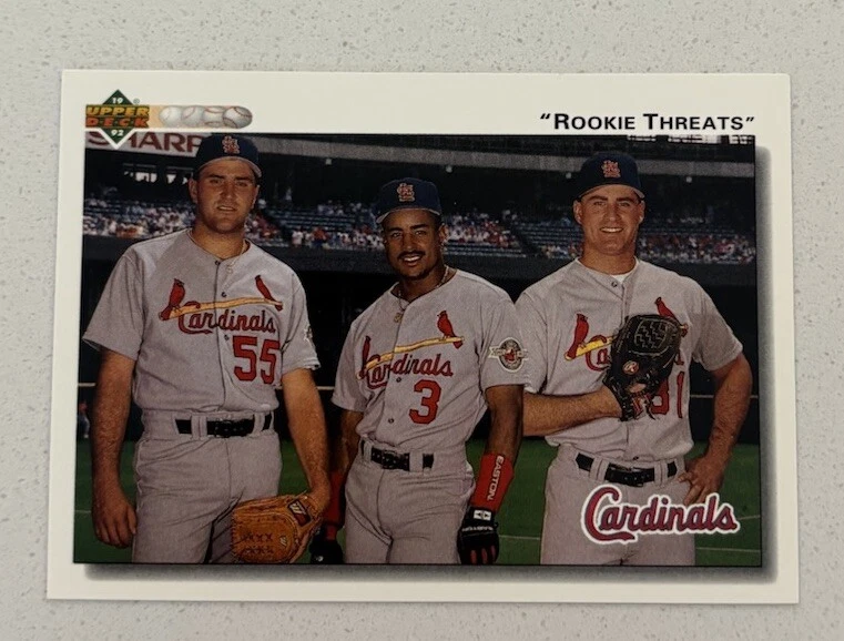 1992 Upper Deck Mark Clark Brian Jordan Donovan Osborne #702 Rookie RC - Image 1 of 2