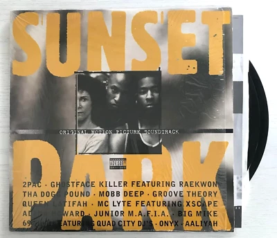 Sunset Park / Soundtrack 2LP Vinyl Aaliyah, Xscape, 2Pac, Ghostface Killer - Image 1 of 4