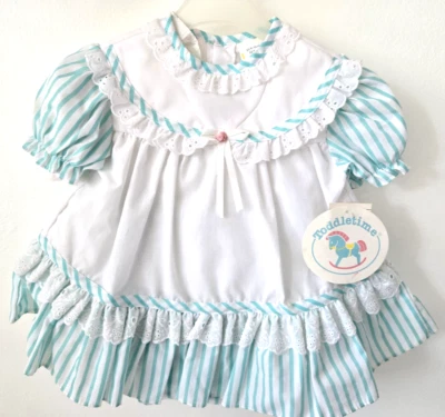 Новый Toddletime JCPenney винтажное платье подгузник чехол комплект размер 6-9 Mo весна: читать - Изображение 1 из 4