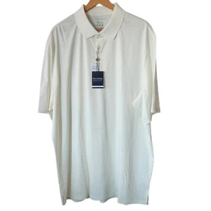 Jos A Bank Men's Size 2XLT Traditional Fit Polo Casual Off White Shirt - Picture 1 of 13