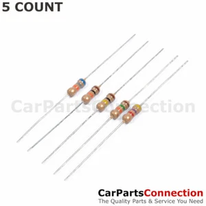 Resistencias de película de carbono ignífugas 5 X 15K ohmios 1/4 vatios 5 % envío desde EE. UU. - Imagen 1 de 1