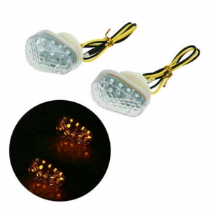 2x Motorcycle Mount Turn Signal Indicator Lights For Kawasaki ZZR600 2005-2007 - Picture 1 of 10