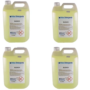 Bleach strong 4 x 5 litre strong power household industrial bleach - Picture 1 of 1