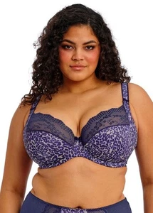 Elomi Plunge Bra Lucie Midnight Sizes 34 36 38 40 - Picture 1 of 5