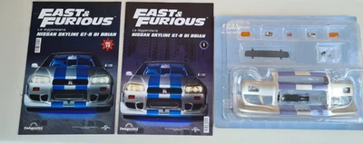 NISSAN SKYLINE GT-R DI BRIAN SCALA 1/8 FAST & FURIOUS USCITA N.1 DE AGOSTINI - Immagine 1 di 4
