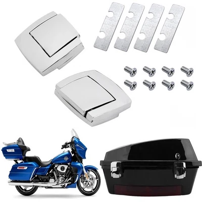 Paquete de pestillos de maletero aptos para Harley HD Touring Electra Glide Road King 1980-2013 Foto 1 de 4