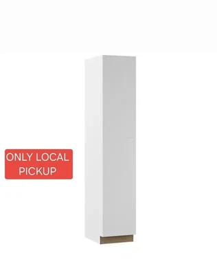 ✨️ Hampton Bay 厨房橱柜储物架摇椅组装 18x96x24 白色 — 第 1/4 张图片