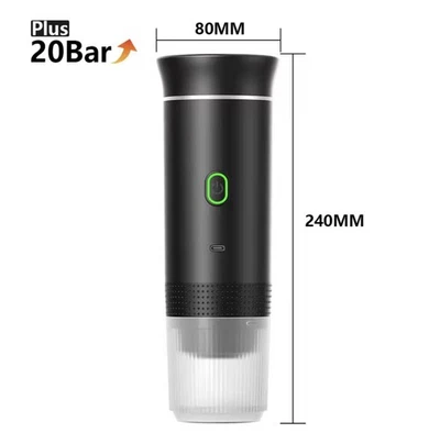 Tragbare kabellose Espressomaschine 3-in-1 Reisemaschine für Auto &amp; Zuhause - Bild 1 von 4