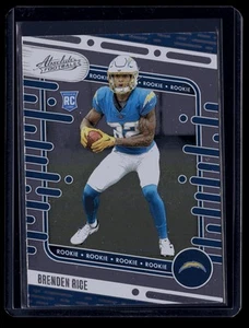 2024 Absolute Football Rookie Brenden Rice #199 (RC) - Cargadores - Imagen 1 de 2