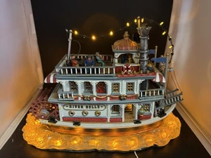 2004 Lemax Carole Towne Collection “RIVER BELLE” W/lights, Sounds, Music - Picture 1 of 10