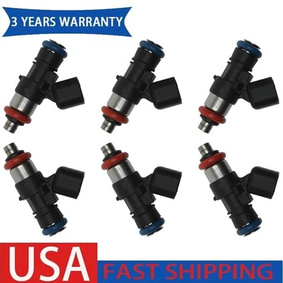 Juego de 6 inyectores de combustible FJ1000 para Ford Taurus 3,5 L V6 2008 2009 2010 2011 2012 Foto 1 de 4