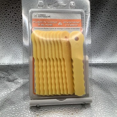 Weed Warrior Push-N- Load Blade &PivOTrim Hybrid Replacement Blades New In Open - Image 1 of 4