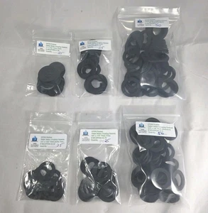 Water Meter Gasket Assortment, 3/4" and  1" x 1/8", 1/16", and 1/32" thickness - Picture 1 of 18