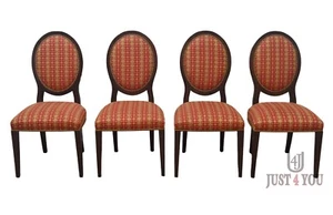 E J Victor Set of 4 Dining Chairs - Picture 1 of 12